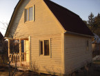 Дом из бруса 6×6 с прямой крышей, который мы построили в Ярославле.